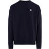 NORTH SAILS Felpa Uomo in Cotone Organico con Patch Logo