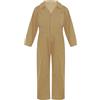 RUNQHUI - Tutina da lavoro unisex per bambini, con maniche lunghe, uniforme per abbigliamento da lavoro, per età 5-16 anni, cachi., 9-10 Anni