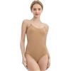 DANSHOW Body da danza classica con canotta per ragazze Body da ginnastica per danza nuda da donna(XJ8A14)