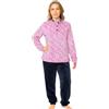 Leedya Pigiama Donna Invernale Coral - Completo Lungo Manica - Morbido e Confortevole per la Notte (PUA TG L)