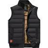 Peuignao Gilet Trapuntato Uomo Gilet Imbottito Uomo Pile Giubbotto smanicato Invernale Giubbino Smanicato Uomo Casual Taglie Forti Giacca senza Maniche Giacchetto smanicato Uomo Puffer Gilet Uomo Imbottiti