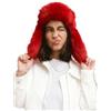 Lina & Lily Cappello Aviatore Trapper Donna Invernale in Pelliccia Sintetica Pelo Lungo