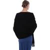 SWAT PANY Sciarpa Nero Donna Invernale Pashmina Foulard Scialle Sciarpe Invernali Stola Elegant Cerimonia