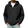 DUHGBNE Giacca Uomo Primaverile Giacca Primaverile Uomo Giubbino Giubbotto Leggero Lunga Maniche con Zip Sportiva e Tasche Antipioggia