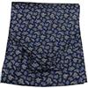 Avantgarde Foulard uomo di seta stampata disegni cashmere ascot cashecol made italy silk colore colour blu