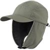 Decentron Cappello invernale da uomo con tesa in pile paraorecchie cappello da baseball, Verde pisello, Taglia unica