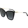 Jimmy Choo Occhiali da Sole SEBA/S Black 58/15/145 Donna