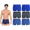 Navigare Offerta Boxer o Slip Uomo Pacco da 6 Elasticizzati Vari Modelli (IT, Testo, L, Regular, Regular, 21316Z)