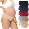 HBselect Slip per Mutande Gravidanza Morbido e Traspirante | Mutandine per Gestante a Vita Bassa e in Cotone Biancheria Intima in Gravidanza