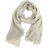 JOPHY & CO. Sciarpa 100% Lino Donna Uomo Leggera MADE IN ITALY (Beige)