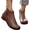 Kobilee Stivaletti Donna Bassi Morbidi Autunnali Invernali Chunky Anfibi con Tacco Eleganti Stringati Cowboy Stivali Calzino Stivaletti Pelle Scamosciati Comode Ankle Chelsea Boots
