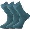 Green Bear Calzini a colori verde acqua in bambù unisex 39-42 - suola ammortizzata - morbida e antibatterica - 3 pacchetto