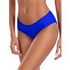 Ocean Blues Bikini Donna Blu Reale con Increspature Laterali Size Large