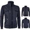 VEQUÈ Giubbotto da Uomo softshell Con Zip Frontale Collo Alto Giacca a Vento Sportiva Leggera Tasche Multiple Giubbino Leggero Casual