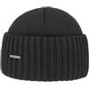 Stetson Northport Berretto Invernale in Lana Merino - Made in Italy - Cappello da Marinaio da Donna/Uomo - Berretto di Lana Autunno/Inverno - Nero Taglia Unica