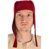 HEMAD Cappello vichingo medievale - feltro di lana - Rosso M