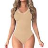 Joyshaper Body Modellante Donna Pancia Piatta Body Contenitivo Perizoma Body Snellente Senza Cuciture Shapewear Bodysuit Pizzo, Beige, L
