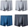 PRIOKNIKO Boxer da Uomo Slip Boxer Plus Size da Uomo Traspiranti A Vita Alta (12Xl/Multicolor 1)