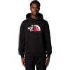 THE NORTH FACE - Felpa con Cappuccio Grafica Biner da Uomo - Comfort, Maniche Lunghe - TNF Black, S