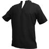 PANASIAM Camicia Estiva da Pescatore, in Cotone Extra Sottile, fine, Morbido, Nera e Bianca, M, L, XL, XXL e XXXL, Senza Bottoni