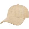 Stetson Cappellino Classic Toyo Donna/Uomo - Berretto di Paglia Baseball Fibbia in Metallo, con Visiera, Fodera Estate/Inverno Primavera Estate Autunno Inverno - Taglia Unica Natura