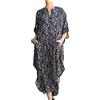 L-Peach Cardigan Lungo da Donna Camicia da Notte Oversize Homewear Maxi Kimono Pareo Sarong Copricostume da Spiaggia