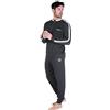 Australian Pigiama Lungo Uomo in Caldo Cotone in Vari Modelli E Taglie dalla M alla 2XL, Pigiama Maschile (2XL (52), AI732-Grigio)
