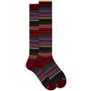 Gallo Calze lunghe uomo rosso fantasia mix righe e pois