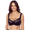 Vivisence Reggiseno Semi Imbottito Elegante con Pizzo in Fiori 1056