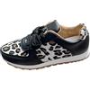 Generisch 2023 Forte Leopardo inferiore Stampa Pizzo Up Casual Scarpe Da Ginnastica Donne Commercio Estero Low Top Scarpe Da Corsa