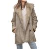 Generico Piumino Donna Invernale Lungo Cappotto Donna Parka Invernale Curvy Giubbotto Imbottito Giacca Termica Trench Corto Cappotti Invernali Lana Giacche Da Neve Giubbotti Invernali Giubbini