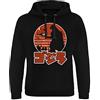 GODZILLA(ゴジラ) Godzilla Licenza Ufficiale Godzilla Japanese Logo Epic Felpa con Cappuccio (Nero), Small