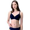 LEPEL 1 Pezzo Reggiseno Donna 461 Allure con Ferretto in Morbida micrifibra - Coppa B - C - D, Nero 5C
