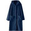 SYDUZAX Accappatoio Uomo 2024 Nuovo Offerte Vestaglia Uomo Invernale Accappatoio Lungo a Forma di Cuore Pigiama Comodo e Caldo Casa in Vello di Corallo Elegante Vestaglia Uomo con Scollo a V Tasche e Cintura