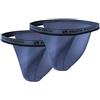 sesto senso Slip Uomo Cotone 2 Pacchi Sexy Mutande Comodo Biancheria Intima di Base Tanga M 2 Jeans