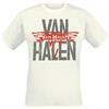 Van Halen Los Tour Uomo T-Shirt Bianco 100% Cotone Regular