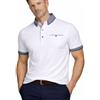 Xact Polo Uomo Manica Corta Cotone Stretch, Maglietta Jersey con Colletto Button Down, Taschino Finto, Regular Fit Smart Casual per Lavoro Golf Viaggio