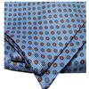 Avantgarde Ascot seta uomo azzurro con microdisegni vari cashecol azzurri Foulard mad italy var 2 colore azzurro 7
