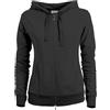 DEHA - Felpa Full Zip Fitness Hoodie in Cotone, Nero (L)