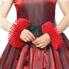 BPURB 2 polsini da clown con volant in stile rinascimentale Tudor elisabettiano, accessori per costumi vittoriani, per Halloween e carnevale