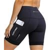 GGFLYING Pantaloni Ciclismo Donna 5D Imbottiti Pantaloncini Corti Ad Asciugatura Rapida Traspiranti con 3 Tasche