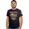 Feudalesimo e Libertà Ferrea Virgo - L'armigero - T-Shirt Uomo - Heavy Metal - Maglietta a Manica Corta 100% Cotone Organico Traspirante