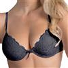 Cotonella 3 Pezzi Reggiseno L'Altra CD023 Push Up in Pizzo con Ferretto - Coppa B, Nero 4
