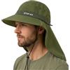 TOP-EX Cappello da sole da uomo, UPF 50, tesa larga, con protezione per il | Fascia tergisudore rinfrescante, protezione solare UPF 50, inserti in rete traspirante, per escursionismo, pesca