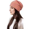 Prettystern Cappellino in Morbida Beanie Berretto Basco di Cashmere Lana Cuffia Donna Invernale di Cachemire Rosa