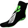 R-EVENGE CALZA FUNCTIONAL L'ALLENAMENTO FUNZIONALE E IN SOSPENSIONE, PER L'ANTIGRAVITY E IL POWER YOGA, DITA SEPARATE, ANTISCIVOLO, ANTIBATTERICA (SMALL 34-37, NERO/VERDE)