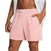 maamgic Pantalone Corti Sportivi in Felpa di Cotone da Uomo Pantaloncini da Corsa Jogging Allenamento Palestra Vita Elasticizzata con Coulisse 14cm, Rosa Chiaro, XXL