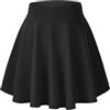 Neteson Minigonna Donna Sexy Gonna Plissettata Corta Linea A Vita Alta | Mini Gonna Casual Elastico Basic Tennis Skater Scuola Danza