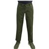 Saggio European Project Pantalone Spiaggia in Cotone Confortevole Versatile Leggero Comodo Morbido con Culisse e Elastico Uomo Profumatore Verde M