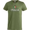 BrolloGroup T-Shirt Italia Personalizzabile con Il Tuo Nome e Numero Maglietta in Cotone Bambino Uomo Maniche Corte Azzurri PS 27431